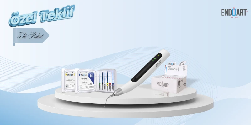 100 Kutu Rotary Eğe + Ultrasonic Aktivator Cihazı + 100 Adet İrrigasyon