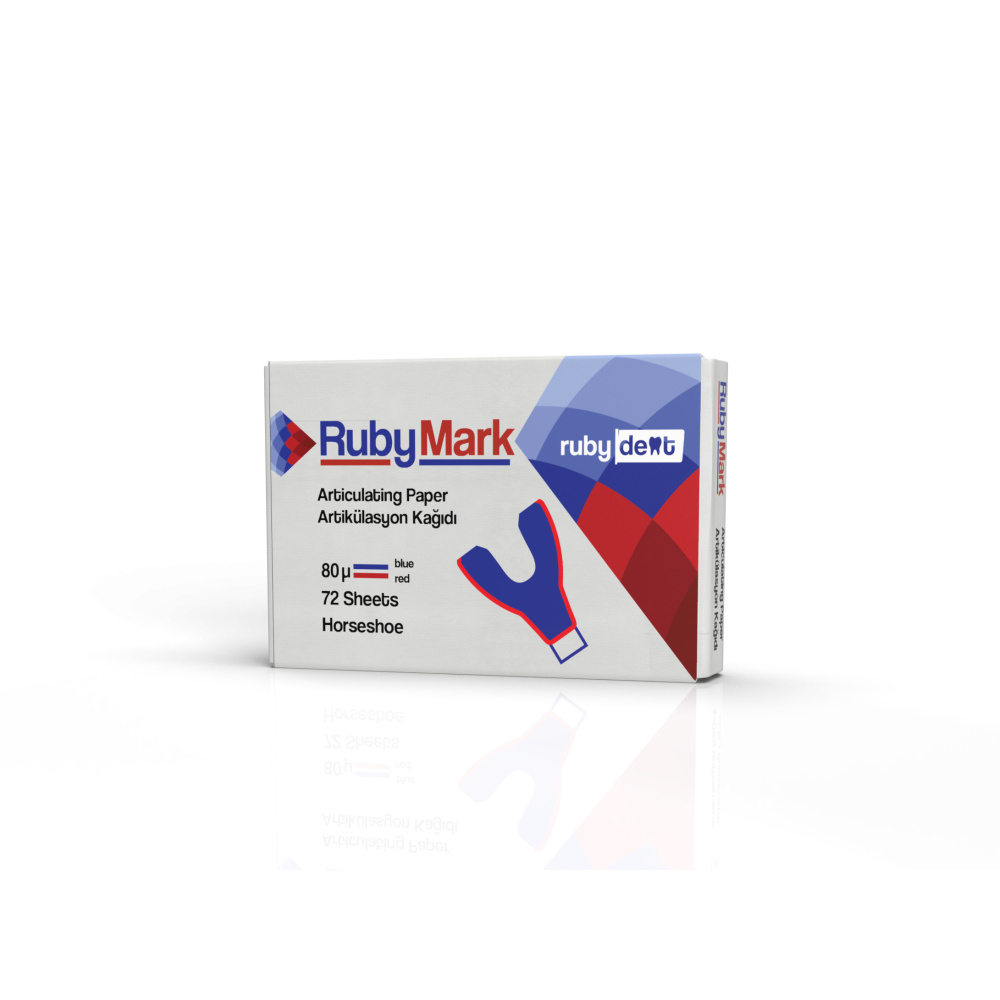 RubyMark U Formu Artikülasyon Kağıdı