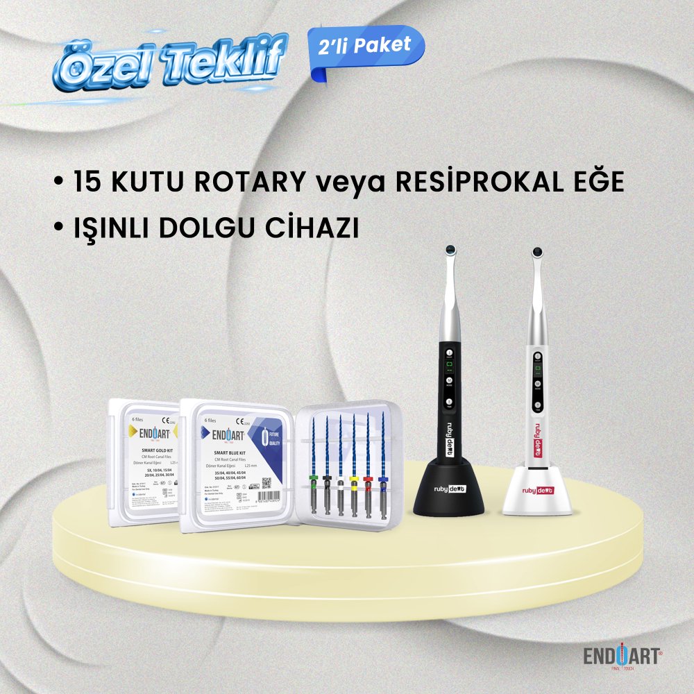 15 Kutu Rotary Eğe + Işınlı Dolgu Cihazı 