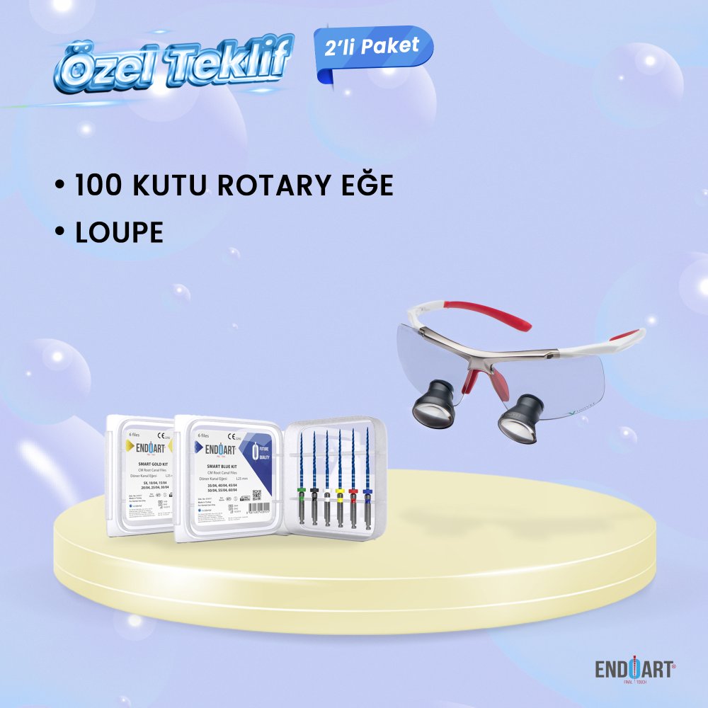 100 Kutu Kanal Eğesi + Loupe 