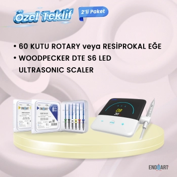 60 Kutu Kanal Eğesi + Woodpecker DTE S6 Led Ultrasonic Scaler